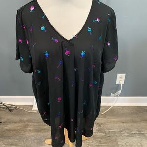 Torrid Drinks Blouse